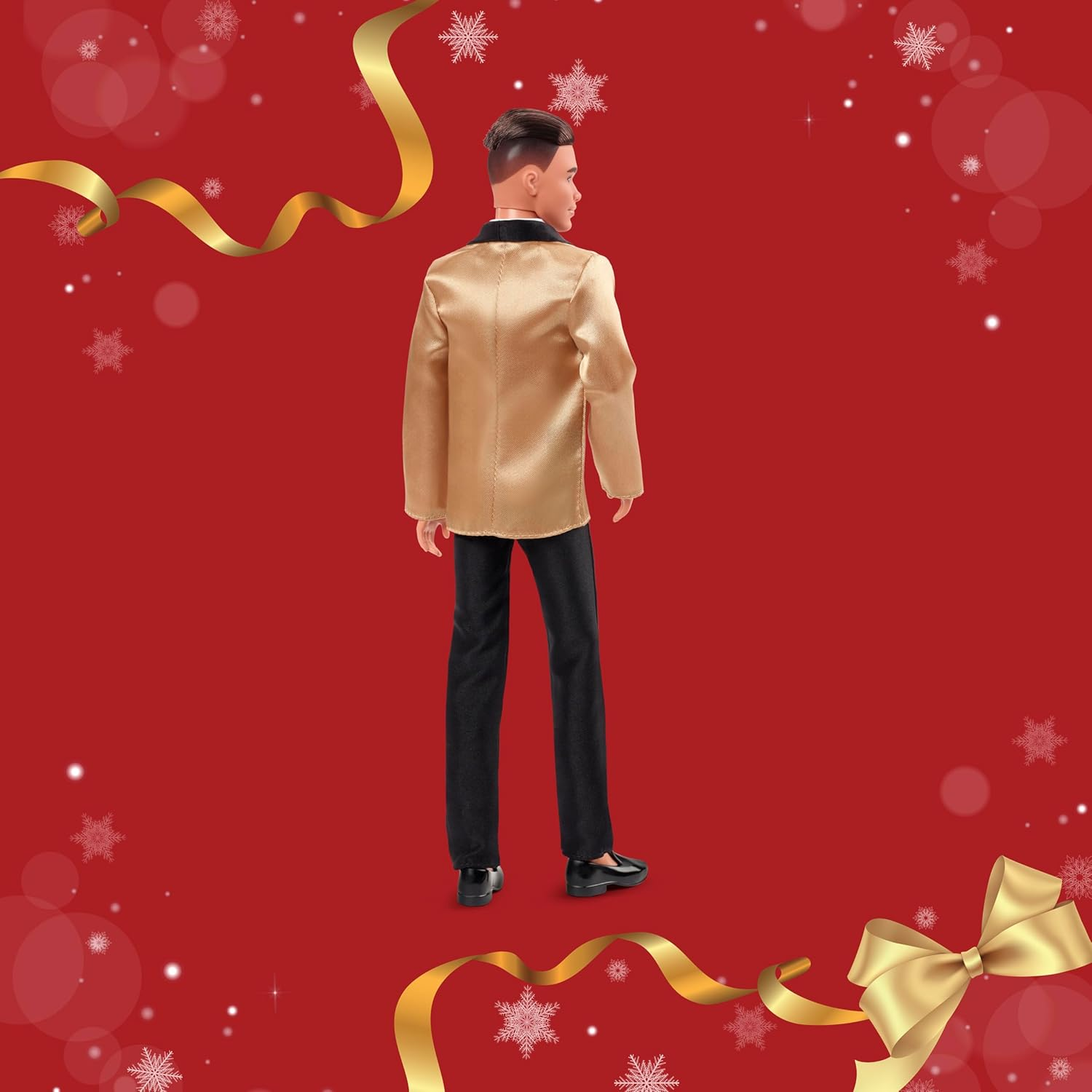 Barbie Signature 2025 Holiday Light Brown Hair Ken Fashion Doll Wearing FullSuit BARBIE - KOEEK