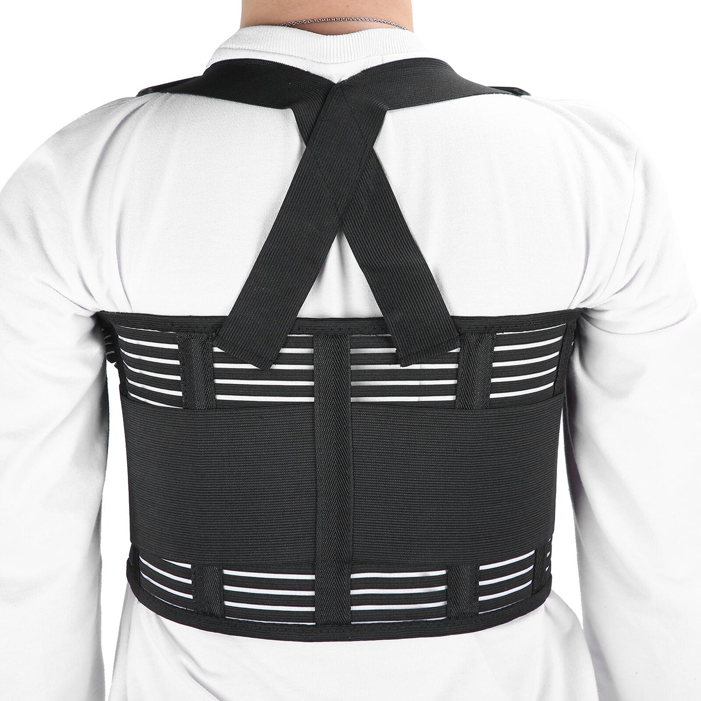 new Rib Fracture Support Brace Breathable Adjustable Chest Lumbar Protector Str Kye koeek - KOEEK