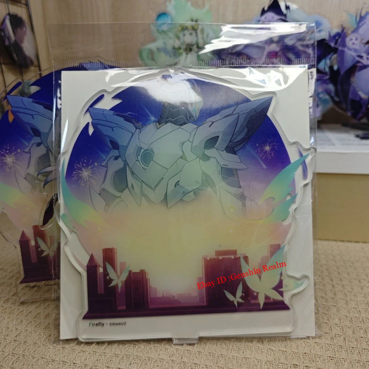 Anime Honkai: Star Rail Firefly Deluxe Acrylic Desktop Stand Figure Collection 07FC0E-D4 - KOEEK