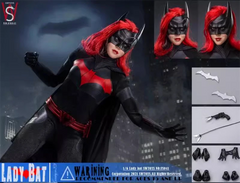 FS041 SWTOYS 1/6 Lady Bat Two Heads Action Figure Collectible Model Toy Gift 07FC0E-D4 - KOEEK
