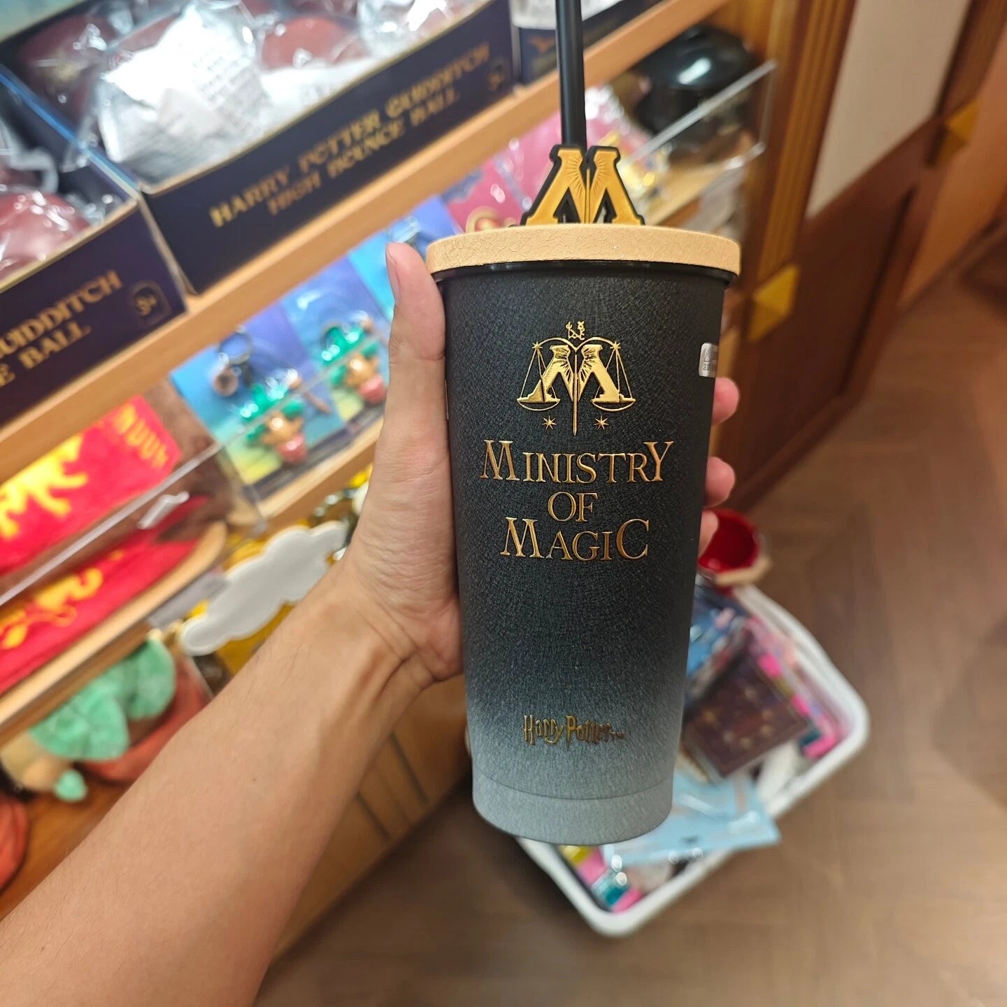 MINISO Harry‑Potter 25th Anniv. Double‑Wall Stainless Steel Straw Tumbler Cup MINISO - KOEEK