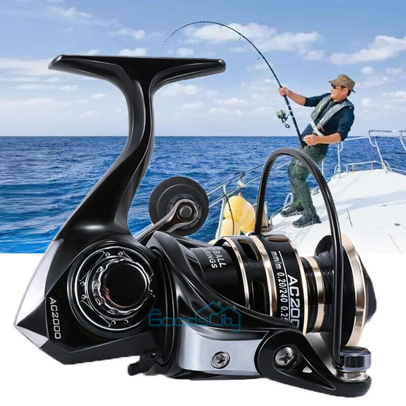 ny Carrete De Pesca Giratorio fiskehjul 5.2:1 Spinning Coil Venstre/Højre 12BB 12KG