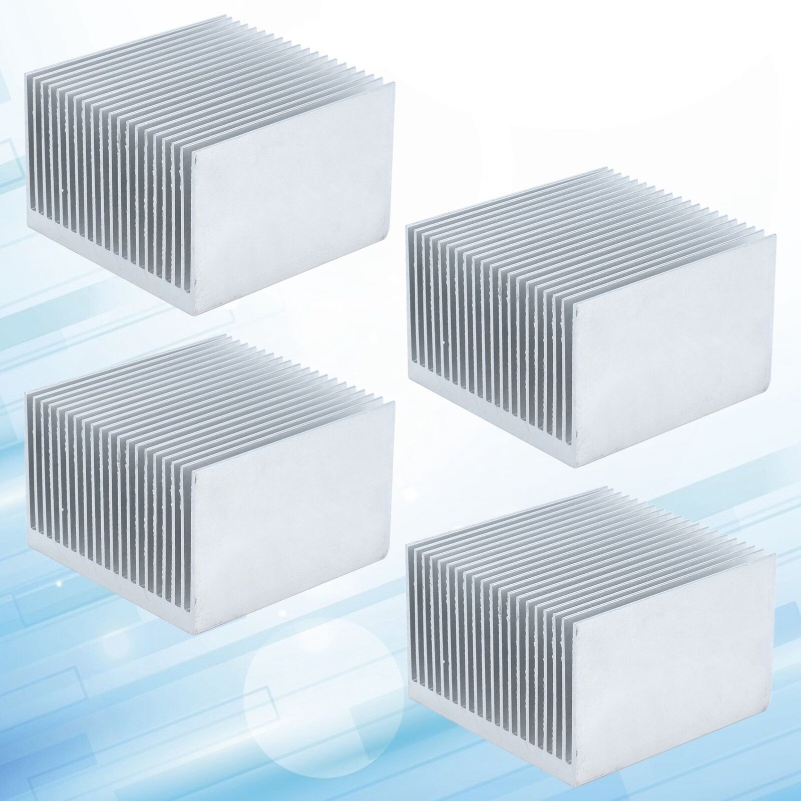 new 4Pcs/set Cooling Fins Aluminum Heatsink Heat Sink For Electronics CPU Modules koeek - KOEEK