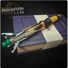 NAWYA Replica Doctor Who 9th/10th/11th/12th Metal Sonic Screwdriver LED & Sounds 07FC0E-D4 - KOEEK