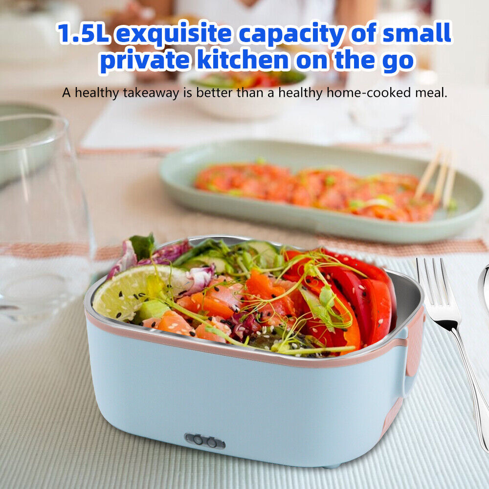 1.8L Electric Lunch Box for Heating Food - Perfect for Work & Travel