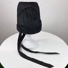Chinese Traditional Hanfu Scholar Men Ancient Scholar Black Hat Confucian Towel 07FC0E-D4 - KOEEK