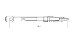Titanium Alloy Ballpoint Pen Office Working Signature Pen Outdoor EDC Key chain 07FC0E-D4 - KOEEK