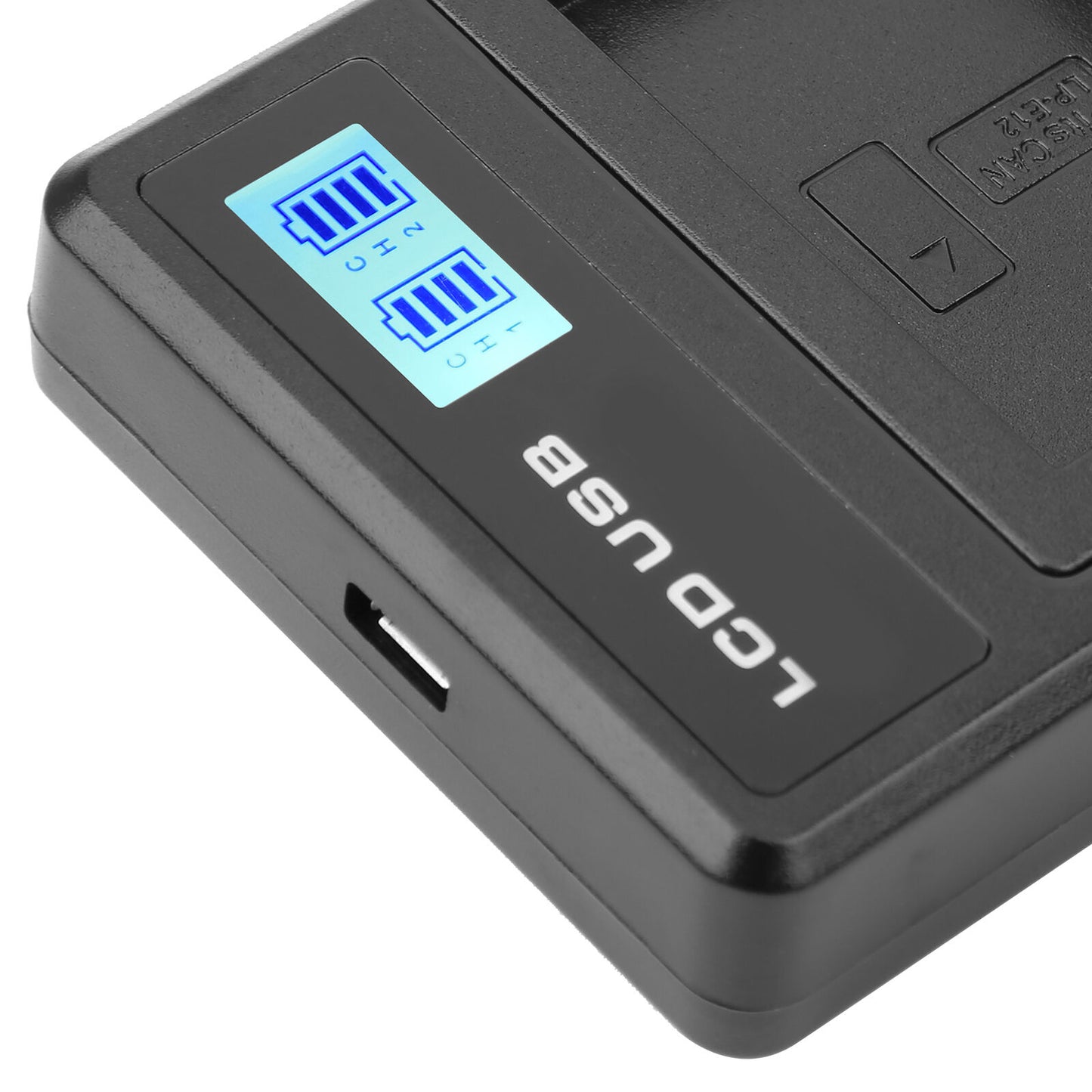 new Camera Dual Charger With LCD Display For LPE12 Battery USB Portable Charger koeek - KOEEK