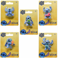 Disney Stitch Mini Figures Set - Bundle of 5 Lilo and Stitch Cake Toppers 5PC DISNEY - KOEEK