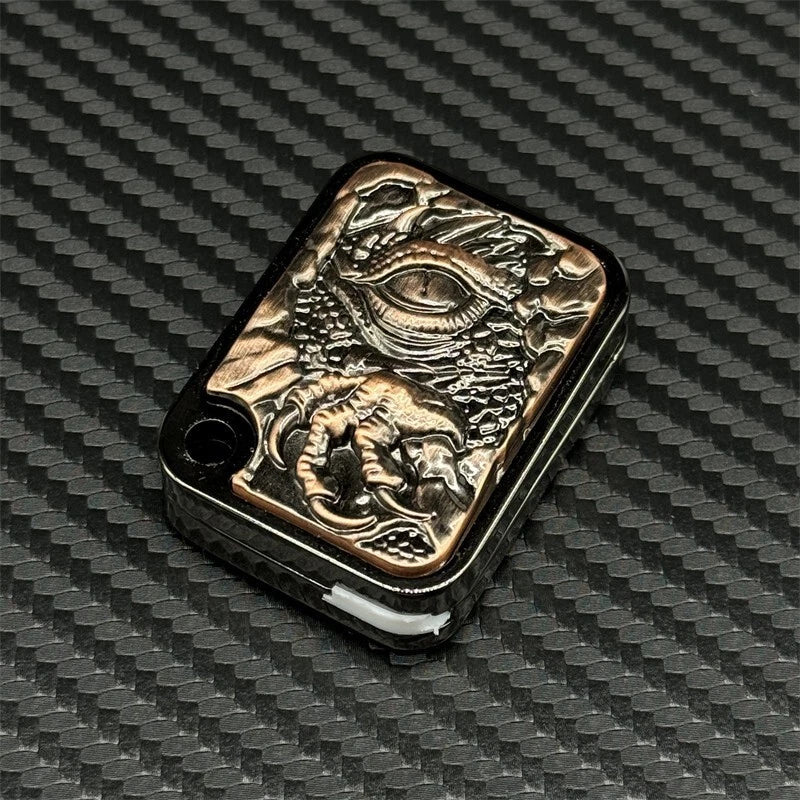 EDC 3D Dragon Embossed Fidget Slider Zinc Alloy Stress Relief Fidget Toys 07FC0E-D4 - KOEEK