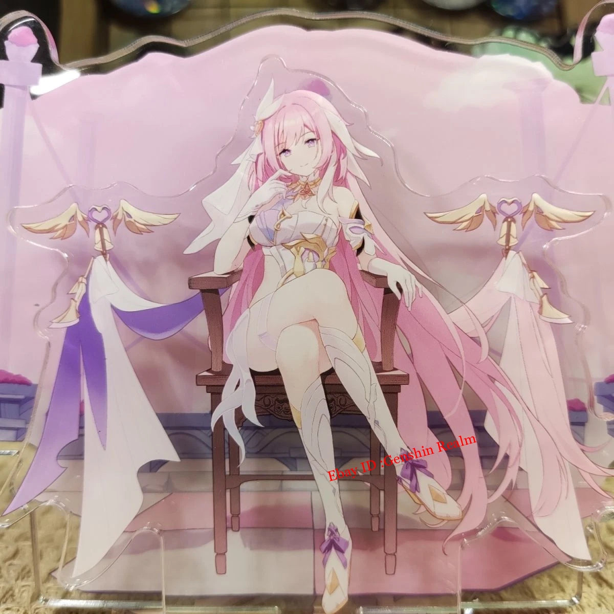Anime Honkai Impact 3 Elysia Deluxe Acrylic Desktop Stand Figure Collection 07FC0E-D4 - KOEEK