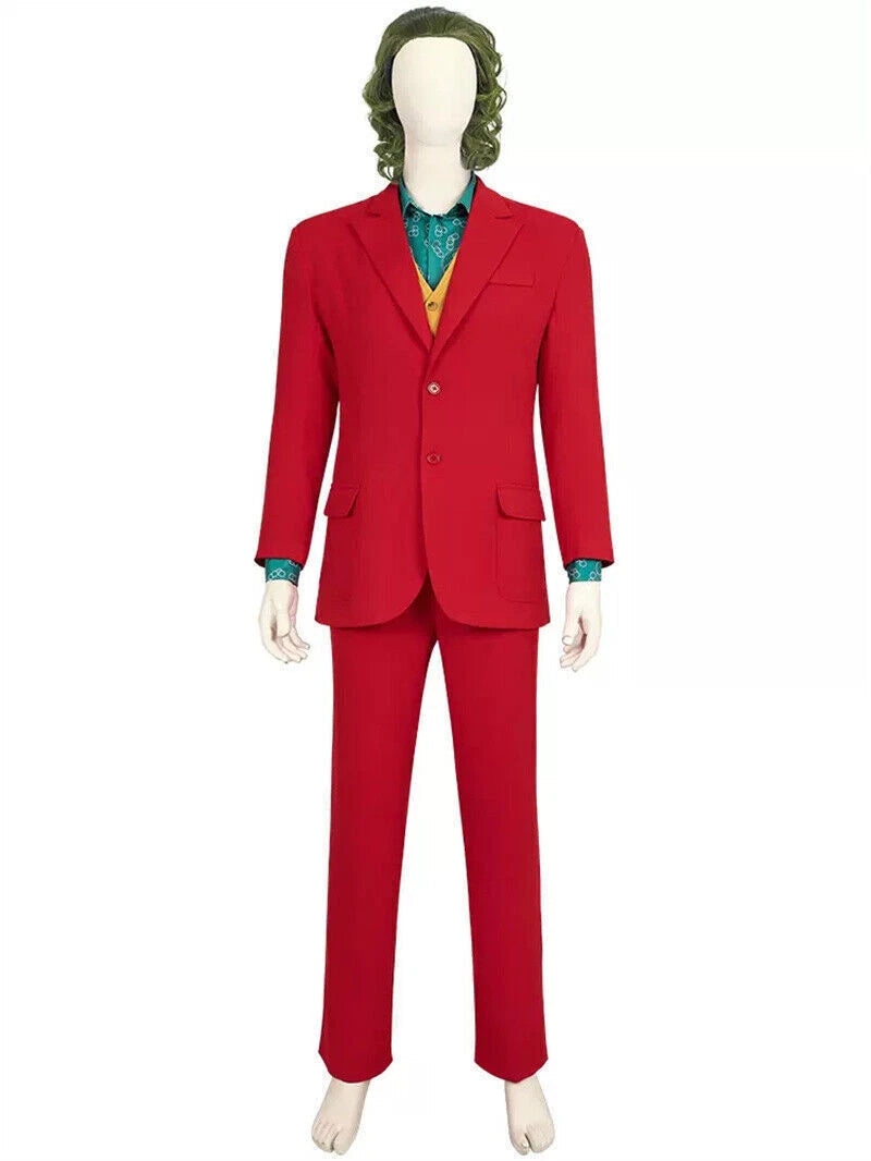 Joker: Folie à Deux The Joker Red Suit Uniform Cosplay Costume Outfit Halloween 07FC0E-D4 - KOEEK