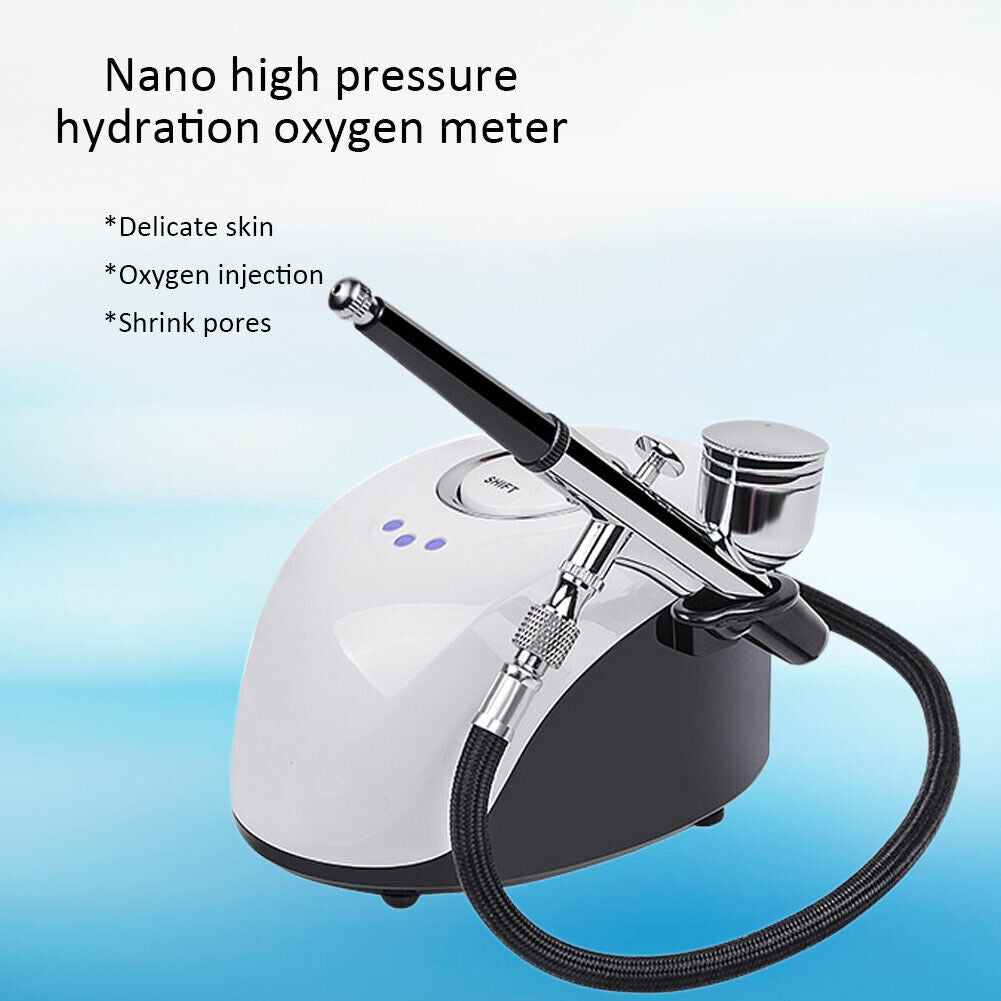 ny Nano Moisturizing Oxygen Sprayer Machine Kompressor Device White