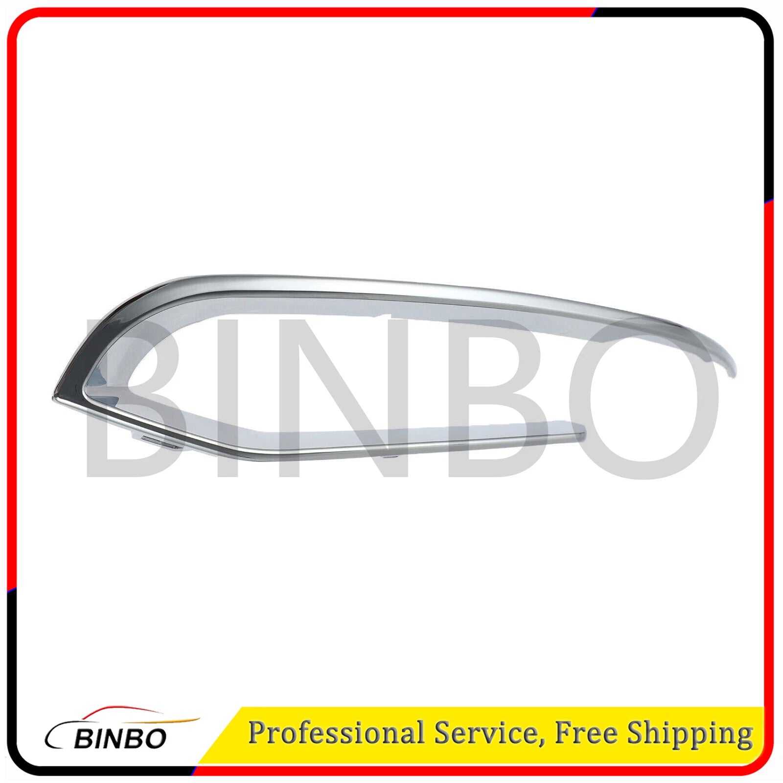 Set of 2 Grille Trims Grill Driver & Passenger Side Chrome for 528 535 550 07FC0E-D4 - KOEEK