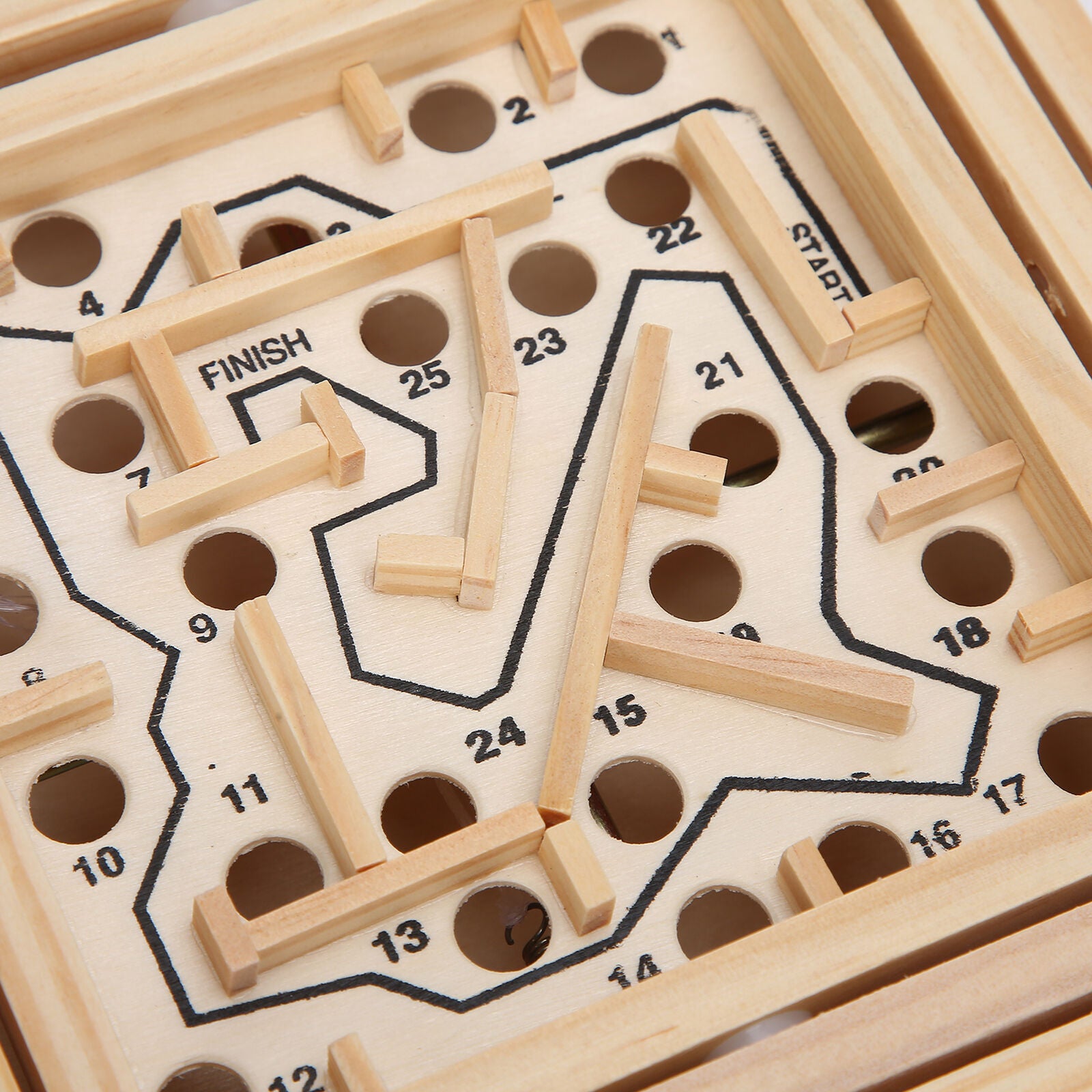 new Wooden Maze Puzzle Toy Balances Board Table Maze Game Prevent Dementia For E HPT koeek - KOEEK