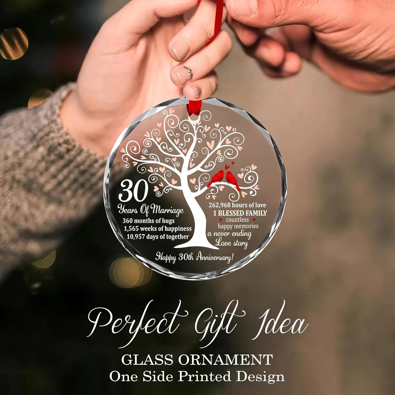 30th wedding anniversary decorations, suitable for husbands, wives, and parents 07FC0E-D4 - KOEEK