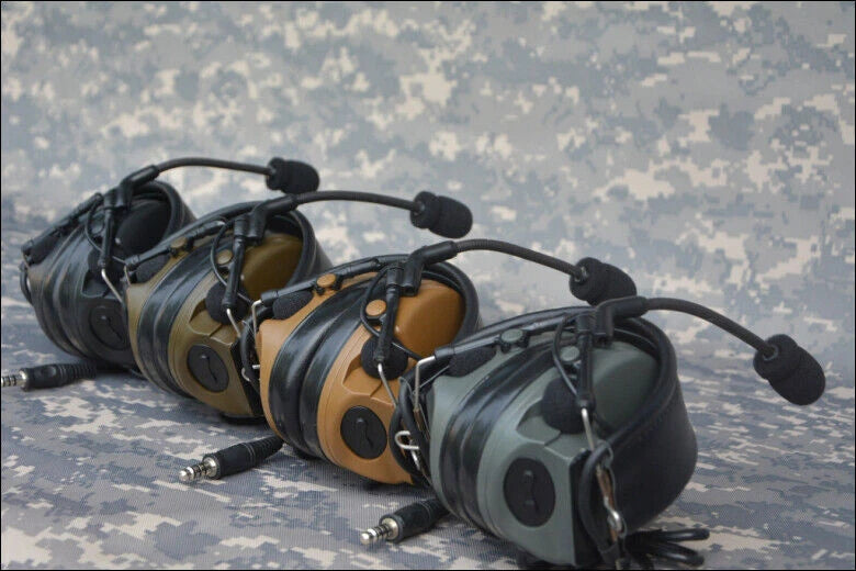US!! PELTOR Comtac III Headset for TCA PRC148 152 Noise Reduction MBITR Headset TCA - KOEEK