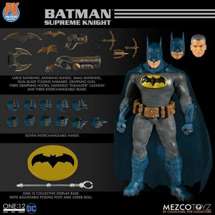 Mezco Toyz THE Batman Blue Exclusive PX Ver. 1/12 Action Figure Collection MEZCO - KOEEK