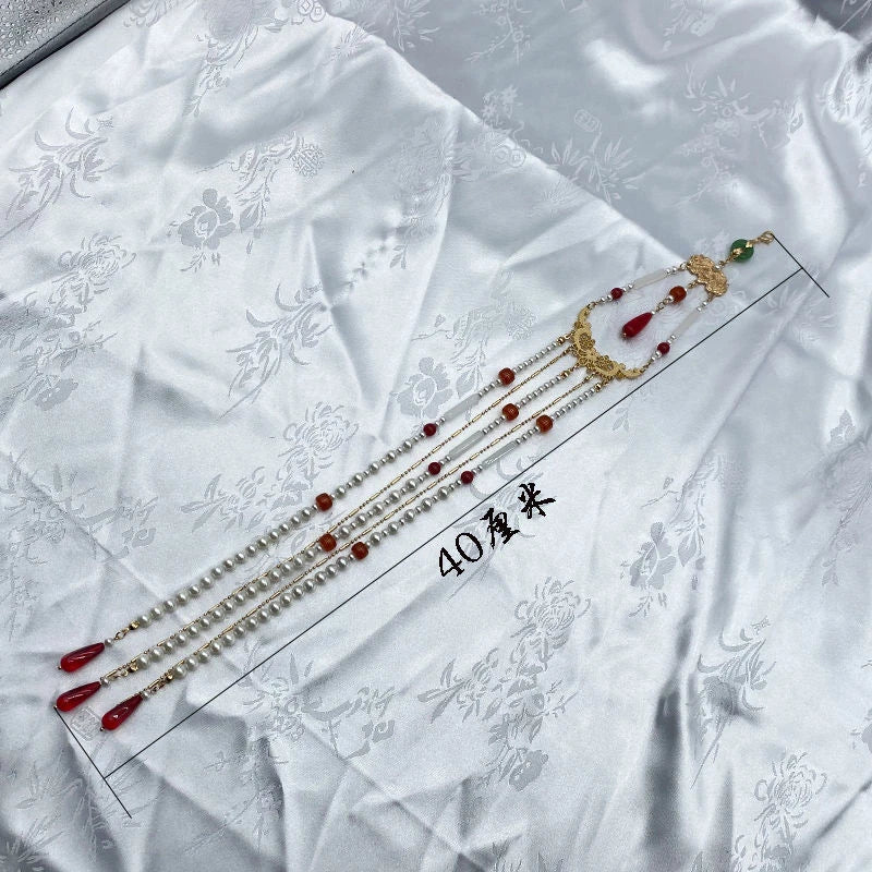 Tassel Hairpin Hairpin Hanfu Hairpin Headdress Headdress 07FC0E-D4 - KOEEK