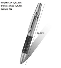 Carbon Fiber Ballpoint Pen EDC Titanium Bolt Action Signature Writing Pocket Pen 07FC0E-D4 - KOEEK