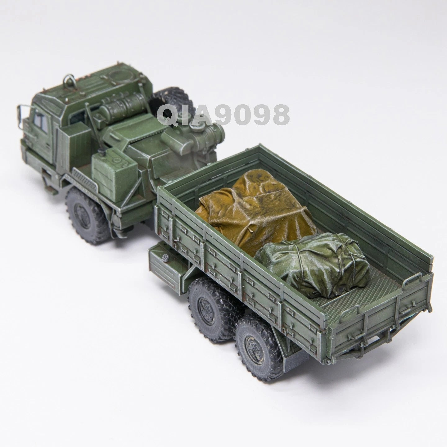 1/72 Scale Russian BAZ-6402 Military Supply Vehicle Green Resin Model 07FC0E-D4 - KOEEK