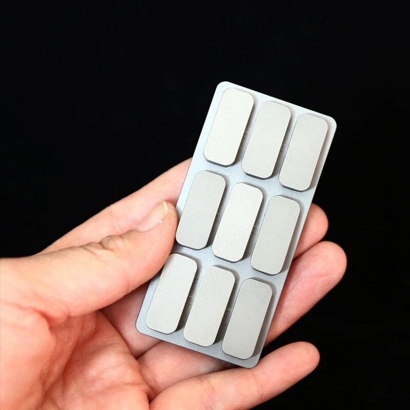 6 Keys 9 Keys Piano Key Fidget Toy Creative Stainless Steel Seesaw Fidget Slider 07FC0E-D4 - KOEEK