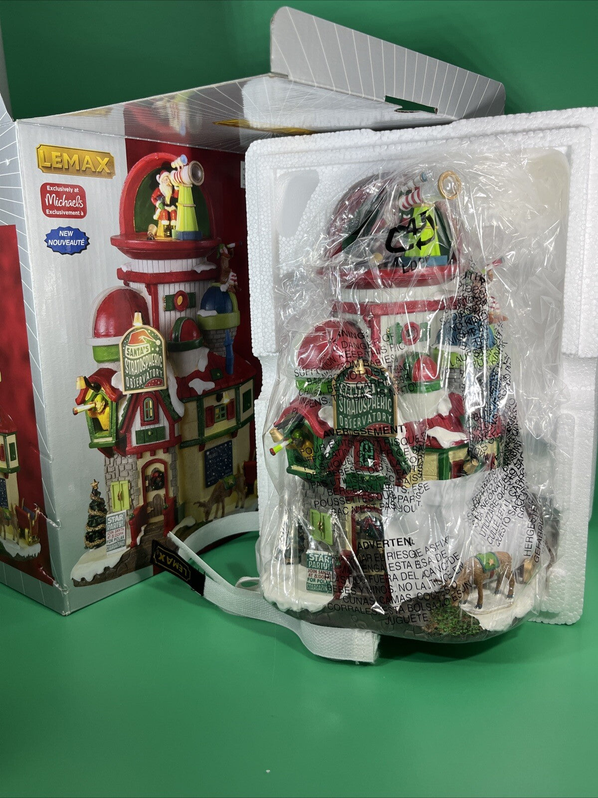 Lemax Christmas Village Lighted Santa's Stratospheric Observatory, #15801 LEMAX - KOEEK