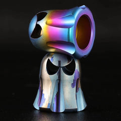 Titanium Ghost Knife Lanyard Bead Paracord Necklace Pendant Bracelet Bead EDC 07FC0E-D4 - KOEEK