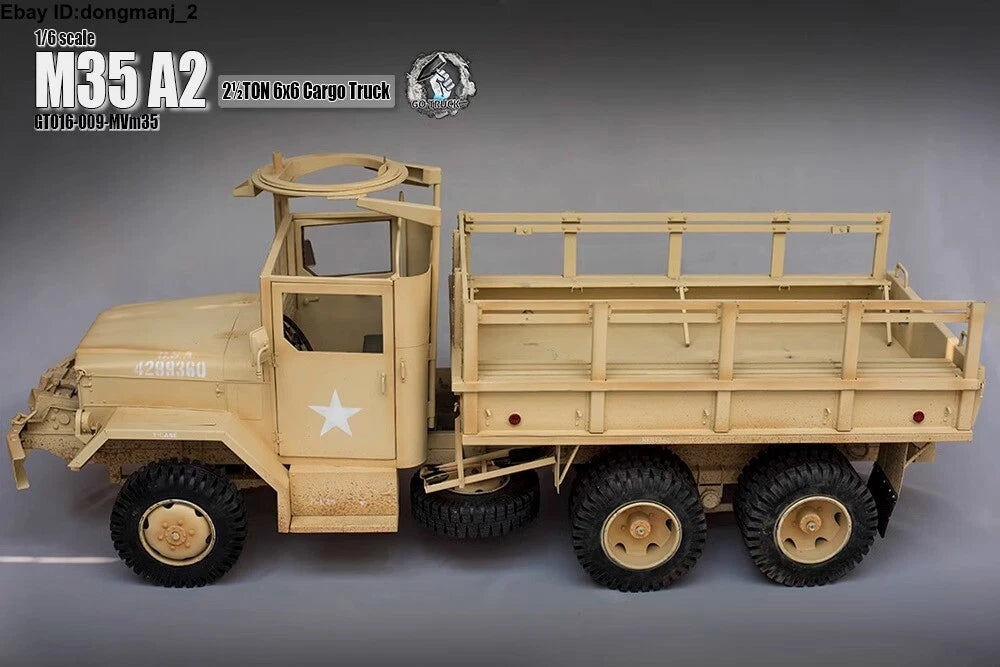 GO-TRUCK 1/6 Full Metal US Army M35 A2 Truck 2.5ton Truck Model For 12'' INSTOCK GO-TRUCK - KOEEK