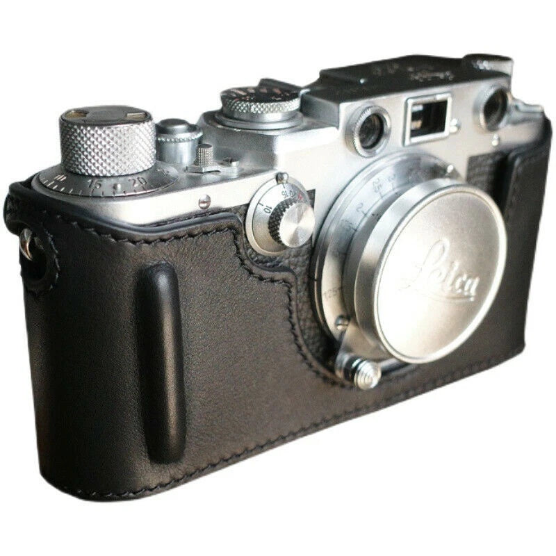 Camera Bag Protective Case  Leather Half Set For Leica IIIF 3F IIIC 3C 07FC0E-D4 - KOEEK