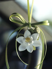 Zen Lotus Car Hanging Ornament Chinese Style Peace Guardian  Gift 07FC0E-D4 - KOEEK