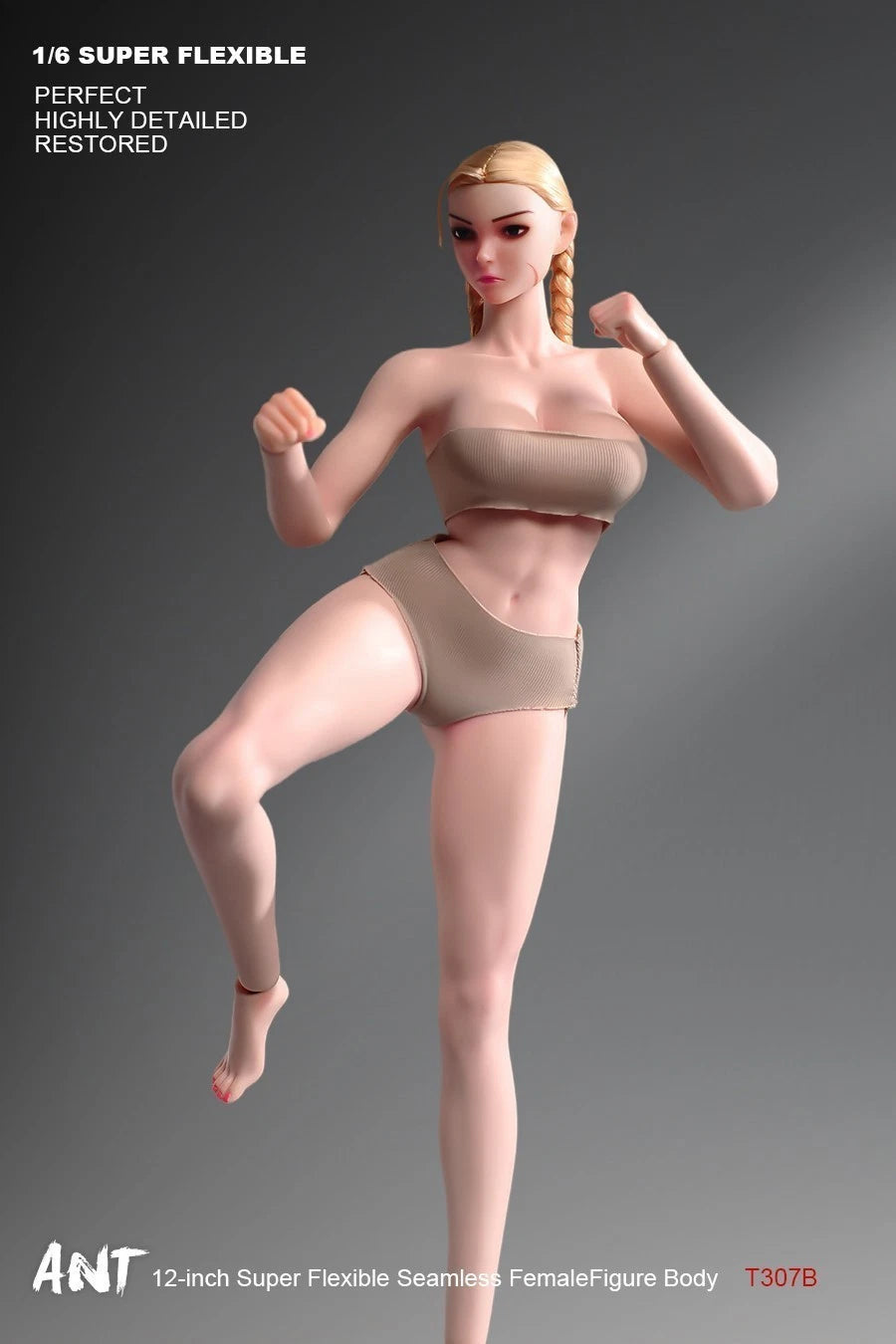 ANT T307 1/6 Female Normal Sexy Large Bust Muscle Plump Body For 12''Figure 07FC0E-D4 - KOEEK