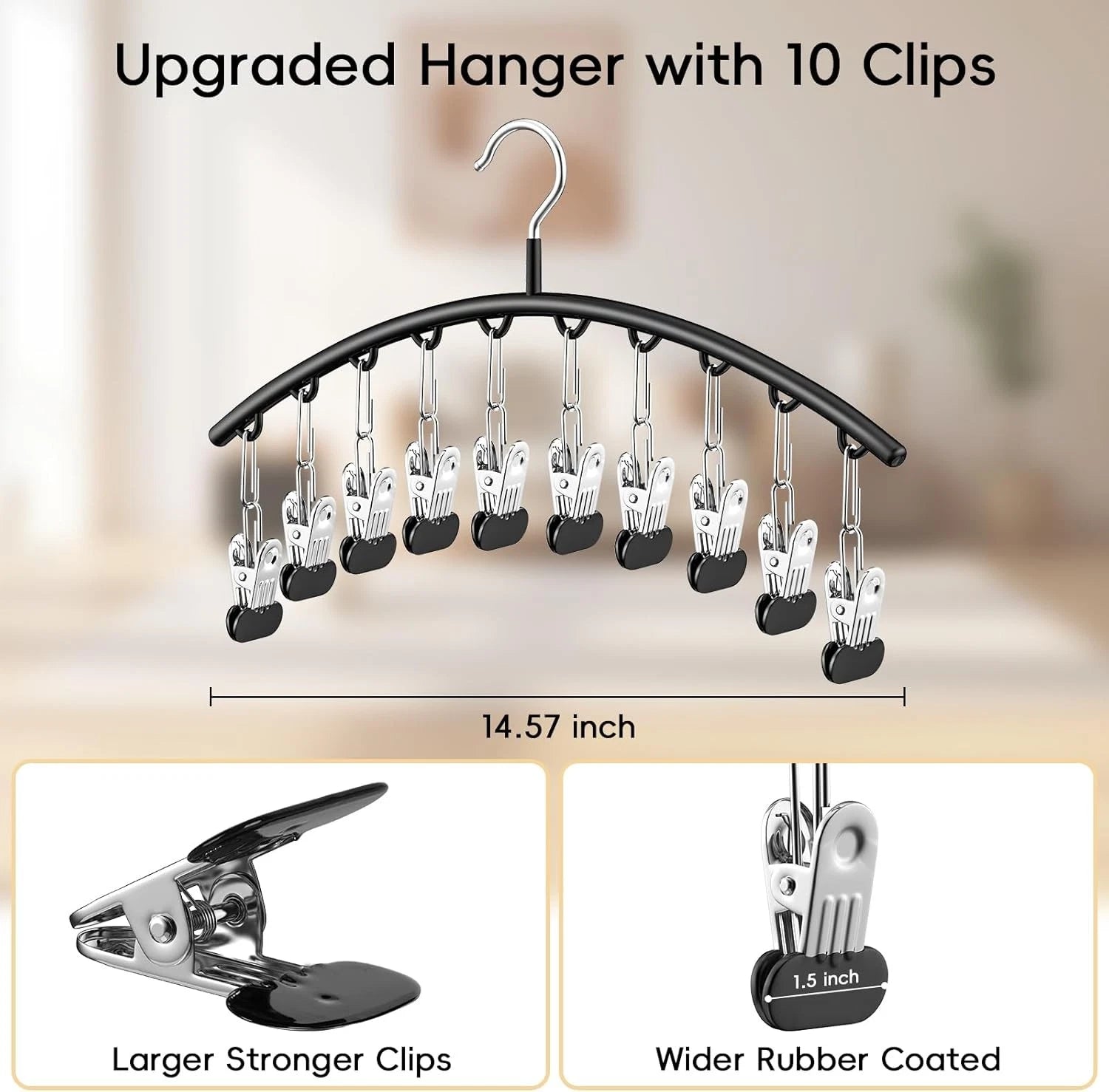 2-piece vest hook and 2-piece leggings storage rack to save space 07FC0E-D4 - KOEEK