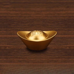 1Pc Exquisite Alloy Ingot Ornaments Attract Wealth and Treasure Pot Decorations 07FC0E-D4 - KOEEK