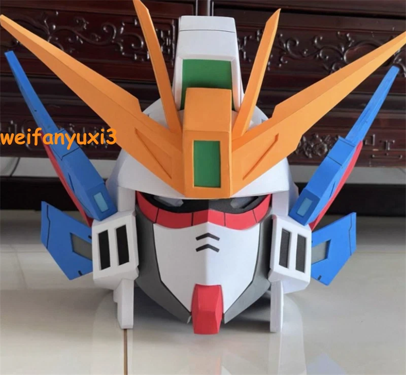 Endless Waltz Wing Gundam Zero Wearable Helmet Mask LED Light up Cosplay Props 07FC0E-D4 - KOEEK