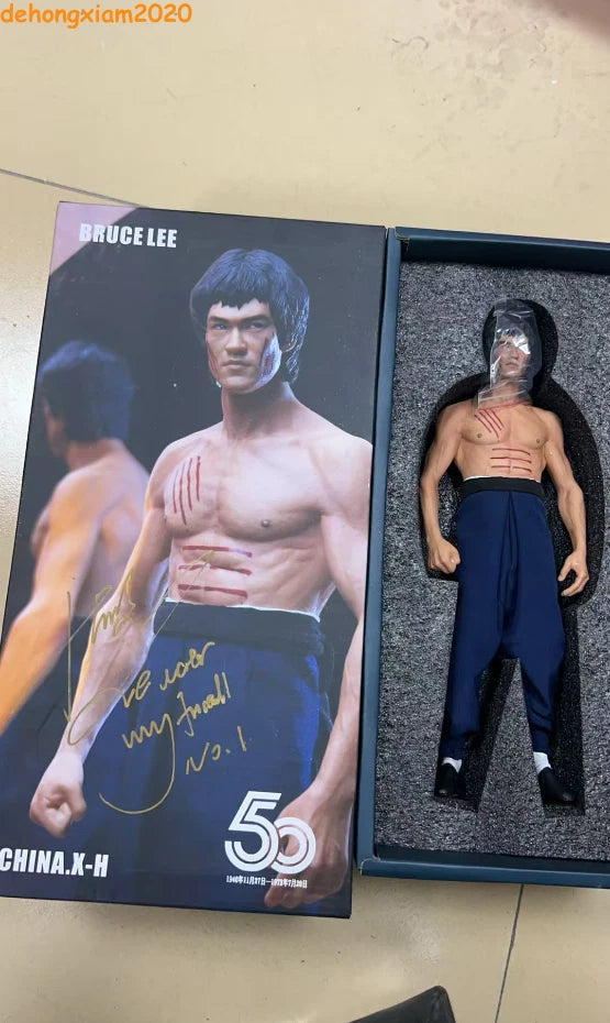 1/6  CHINA. X-H Bruce Lee 李小龙 Figure Statue Action Model IN STOCK! 07FC0E-D4 - KOEEK