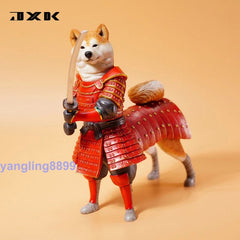 JXK 1/6 Samurai Shiba Inu Animal Model Resin Statue Toy Figure Collect Decor JXK - KOEEK