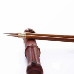 18cm Wolf Hair Chinese Calligraphy Fine Line Brushes Handmade Writing Brush 07FC0E-D4 - KOEEK