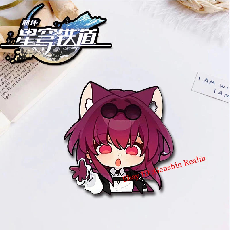 Anime Honkai: Star Rail Figure Cartoon Pin Brooch Badge 7Pcs/Set Display Gift 07FC0E-D4 - KOEEK