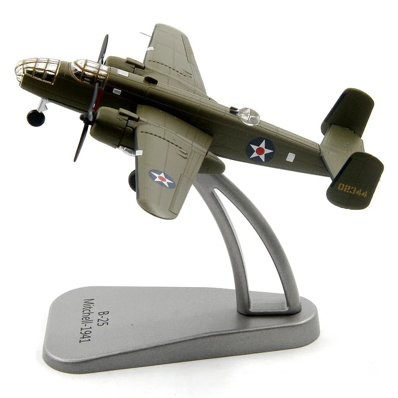AF1 1/144 US B-25 Mitchell Bomber Diecast Finished Model 07FC0E-D4 - KOEEK