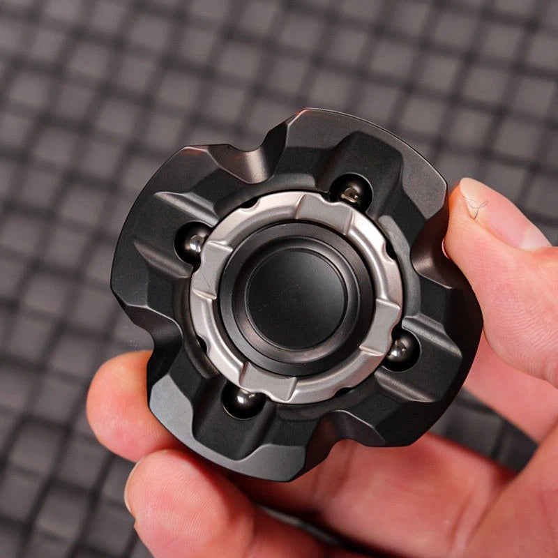 TQ Stainless Steel EDC Fidget Spinner - Stress Relief & ADHD Focus Toy 07FC0E-D4 - KOEEK