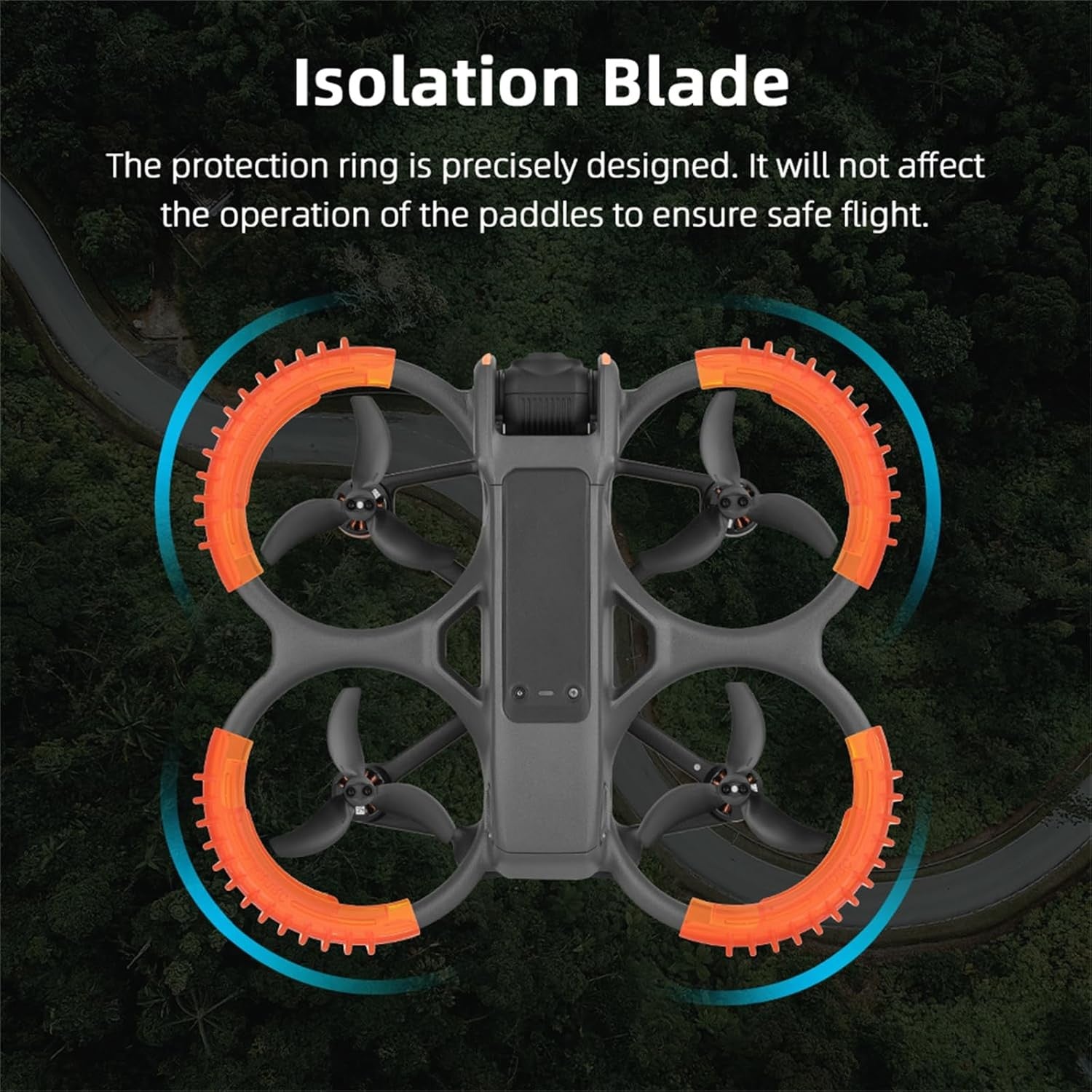new Avata 2 Propeller Guard Protector for DJI 2 Drone 15*10.5*1.9cm, Green 07FC0E-D4 - KOEEK