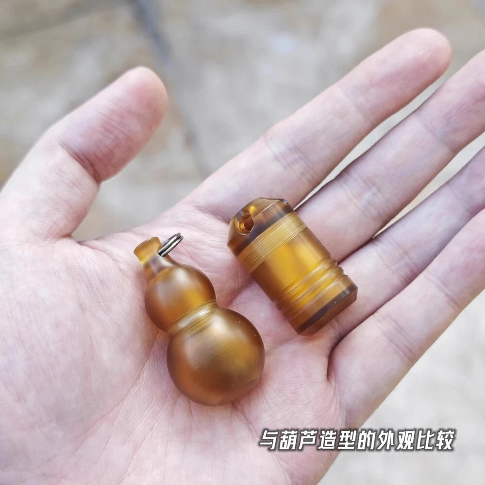 PEI Groud Waterproof Medicine Pill Bottles Necklace Pendants Pill Bottles Box 07FC0E-D4 - KOEEK