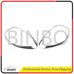 For 2011-16 Mini Cooper Countryman Front Headlight Lamp Bezel Trim Molding Pair 07FC0E-D4 - KOEEK