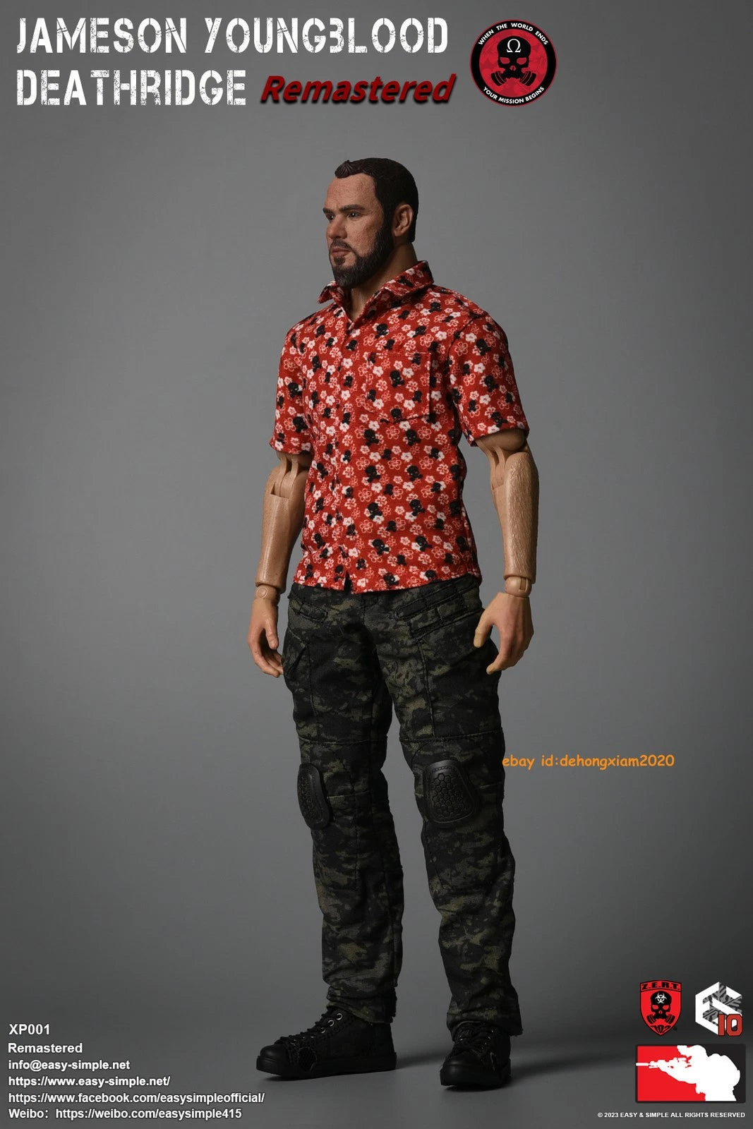 1:6 Scale Easy & Simple ZERT Jameson Deathridge Remastered 12" Action Figure Toy EASY_&_SIMPLE - KOEEK