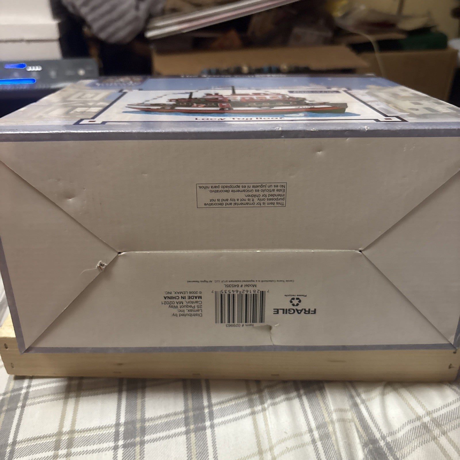 2006 LEMAX LIGHTED “TUGBOAT LUCY” - CAROLE TOWNE COLLECTION - LEMAX - KOEEK