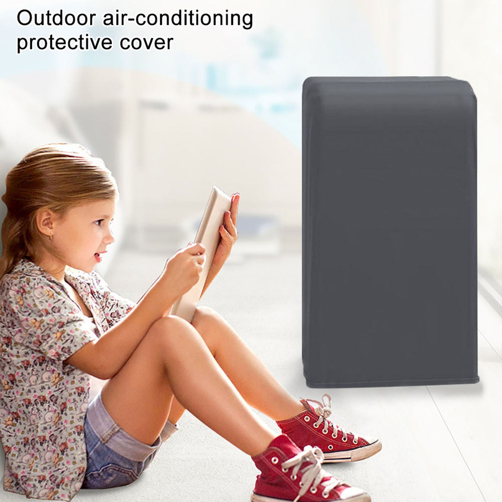 new Portable AC Cover for Inside Indoor Air Conditioner Cover AC Dust-proof Cover koeek - KOEEK