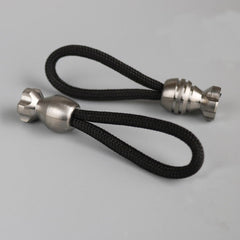 EDC Titanium Missile Shape Knife Bead Paracord Pendant Lanyard DIY Accessories 07FC0E-D4 - KOEEK