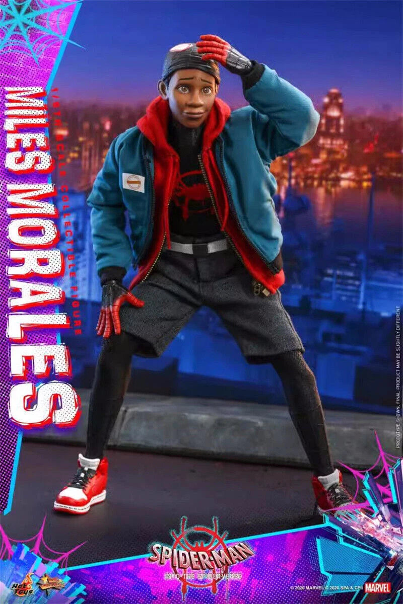 HOTTOYS HT MMS567 Spider Man Miles Morales Action Figure Model Toy  Stock Box 07FC0E-D4 - KOEEK
