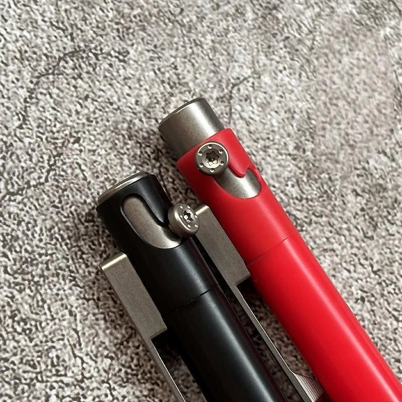 PEI PEEK POM Titanium Ballpoint Pen Signature Writing Pocket Pen Business Office 07FC0E-D4 - KOEEK